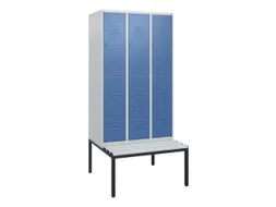 Dubbeldekse dekenkist,HxBxD 1950x900x815mm,3x2vak.,vak B 300mm