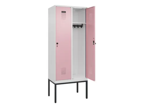 locker,HxBxD 2120x800x500mm,2vak,vak B 400mm,draaigrendel