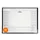 Schrijfonderlegger 600x430mm kalender PP zwart 2026 2027