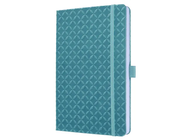 Notitieboek Jolie Flair A5 NATURAL GREEN lijn 174pag 80gr HC