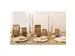 Giftbox Folia Star kraft set à 6 stuks