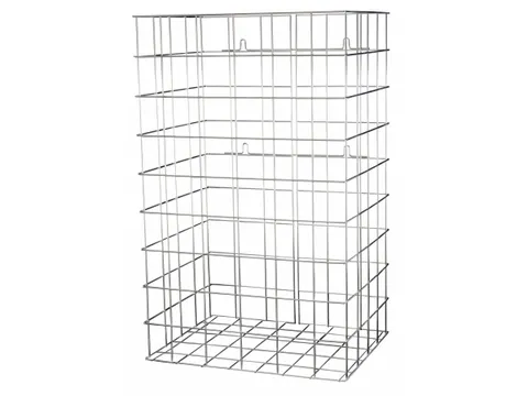 Afvalkorf Aluminium Look 50 Liter