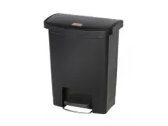 Pedaalemmer Slim Jim Step On Front Kunststof 30 Liter Zwart