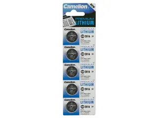 Lithium Cr2016 3V-85mah (5st/bl) - 2