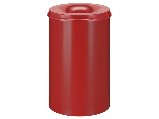 Afvalbak Vlamdovend 110 Liter Rood