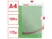 Insteekmap L-map Esselte Standaard A4 0.11mm Pp Groen