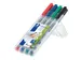 Viltstift Staedtler OHP Lumocolor 315 Non Permanent 1.0mm Assorti 4st