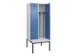 locker met bank,voor scheiding van kleding,HxBxD 2120x800x815mm,2vak