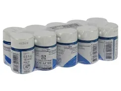 plakkaatverf Extra Fijn flacon van 16 ml, lichtblauw (cyaan)