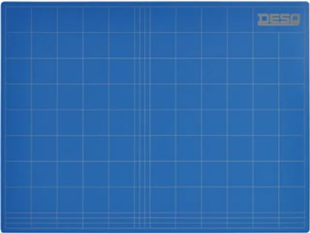 Snijmat, 3-Laags, Blauw, Ft 45 X 60 Cm