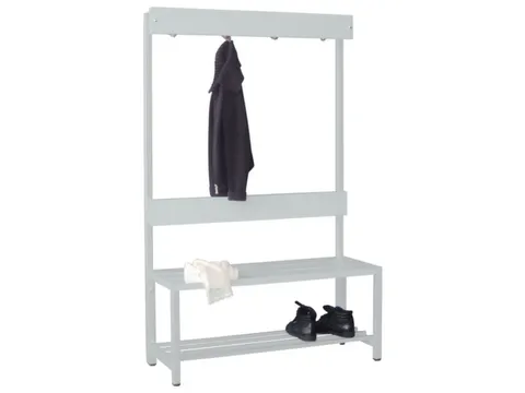 omkleedbank,HxLxD 1600x1000x400mm,onderstel RAL5010