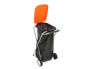Afvalzakhouder Move & Up Oranje 120 Liter zakken Verrijdbaar - 5