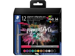 Pigment Arts brush pen Calligraphy 12 stuks