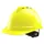 MSA V-Gard 500 GV422 veiligheidshelm, ABS, met ventilatie, geel, per s