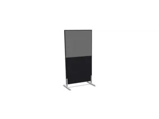 scheidingswand,HxB 1545x800mm,CC-zwart,BN8078-grijs - 2