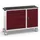 montagetafel 965x1300x550mm staalblad 5 laden kast front RAL3004