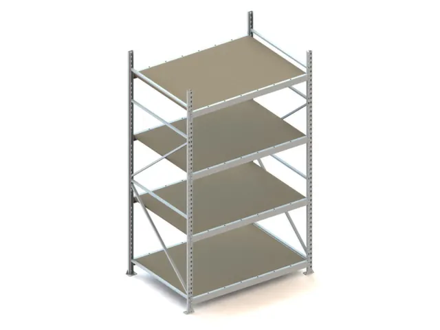 Breedvakstelling Basisveld Hxbxd 2500x1507x1050mm 4 Houten Legborden