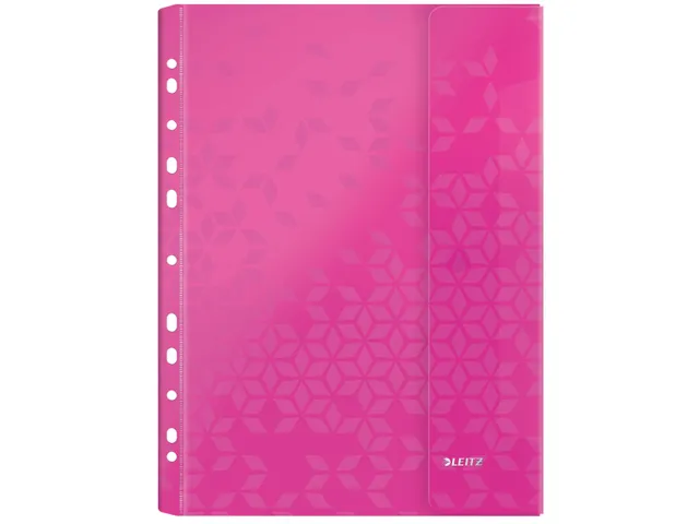 WOW Pochette perforée A4 PP Couleurs assorties