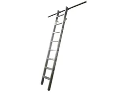 Stellingladder Aluminium 4Haken 8Treden Boom L 2.20M