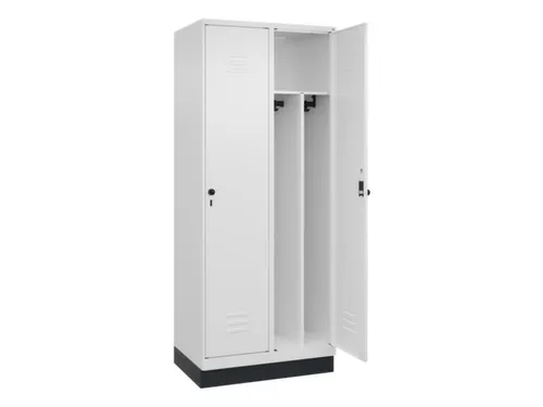locker voor scheiding van kleding,HxBxD 1950x800x500mm,2vak