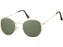 Zonnebril Montana met groen G15 glas mat goud