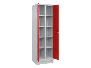 wasgoedverdeelkast,HxBxD 1950x600x500mm,vak B 300mm,draaigrendel - 2