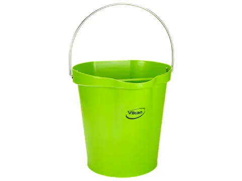 Hygiene 5686-77 emmer, 12 liter limoen, maatverdeling en schenktuit