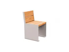 stoel,B 450mm,3latten,hout-zitting licht eikenhout,zitting H 450mm