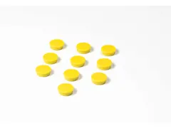 Memomagneten Smit Visual 25mm Geel 10 stuks