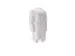 Veste visiteur fermeture éclair PP non tissé XXL high weight blanc