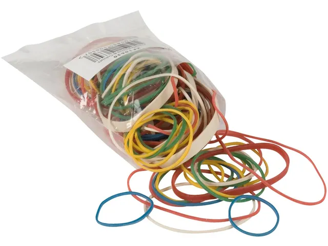 Elastieken 1,5mm 25g Gekleurd