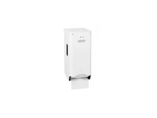 Toiletpapier Dispenser Metaal Wit voor 2 Toiletpapier Rollen - 2