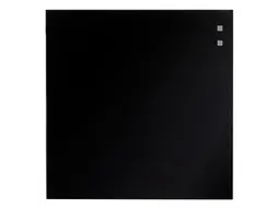 Glasmagneetbord Naga 35x35cm zwart