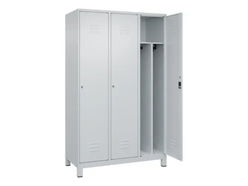 locker voor scheiding van kleding,HxBxD 1950x1200x500mm,3vak