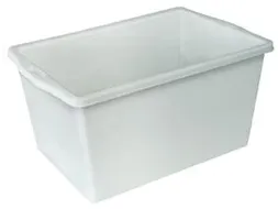 Conische Bak Pe Hxlxb 330X640X430Mm Inhoud 60L Naturel Wit
