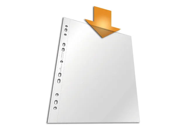 Geperforeerde hoes Premium A4 Staand rPP 100 stuks