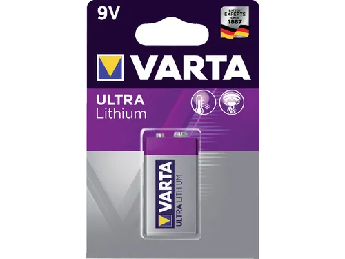 Batterij VARTA Ultra lithium 9Volt