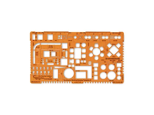 Sjabloon Standardgraph architect werkplan 2, 1:100