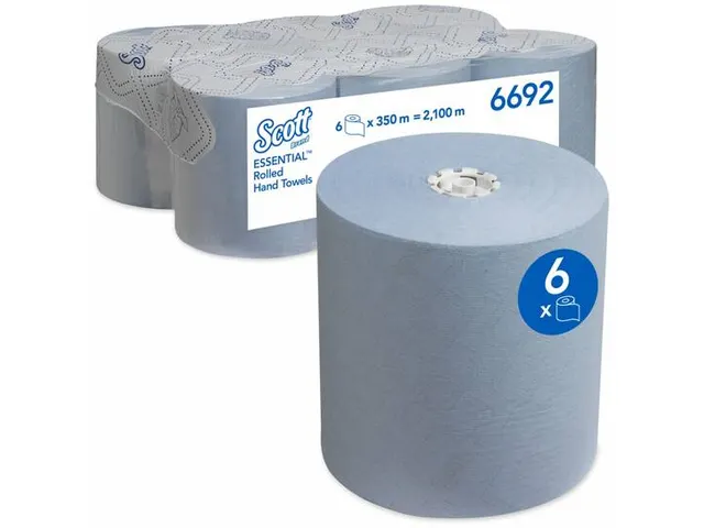 Scott 6692 Max Handdoekrol Blauw 1-Laags
