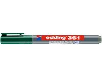 Viltstift edding 361 whiteboard rond groen 1mm