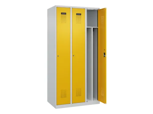 locker voor scheiding van kleding,HxBxD 1850x900x500mm,3vak
