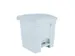 Contitop,afvalbak met pedaal 30L wit