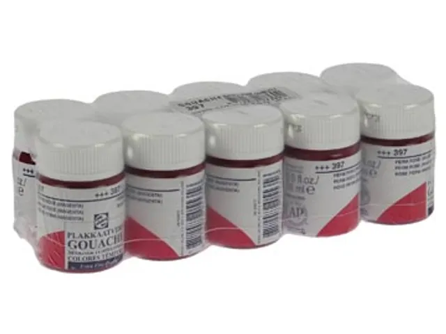 plakkaatverf Extra Fijn flacon van 16 ml, permanentroze (magenta