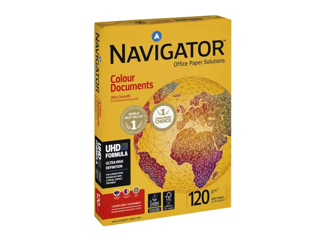 Kopieerpapier Navigator Colour Doc A4 120 Gram Wit 250vel