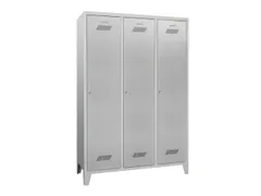 locker,RAL 7035,HxBxD 1850x1200x500mm,3vak,vak B 400mm,cil.-slot