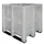 Mega-Stapelcontainer Pe 1250x1300x1150mm 1400 liter Gesloten Grijs