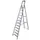 Ladder Aluminium Bordes H 2 80M 12Treden Incl. Bordes