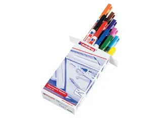 Viltstift edding 400 rond assorti 1mm set à 10st - 1