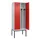 locker voor scheiding van kleding,HxBxD 2120x800x500mm,2vak