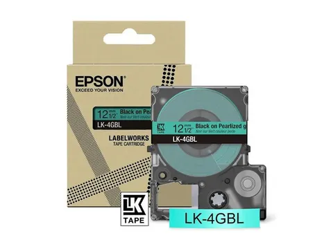 Ruban étiquette C53S672102 EPSON 12mm GREEN BLACK